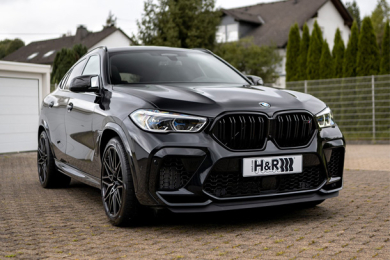 BMW X6 M (F96) rebajado con muelles H&R