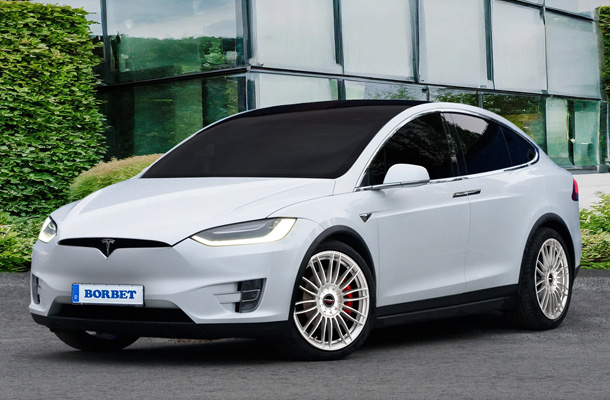 Llanta Borbet CW3 para Tesla Model X Plaid AWD