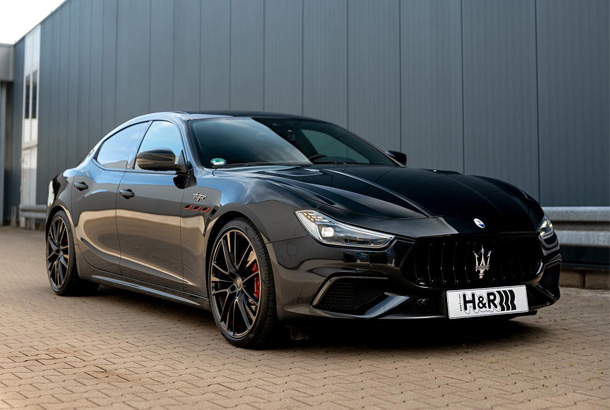 Maserati Ghibli Trofeo rebajado con Muelles H&R 