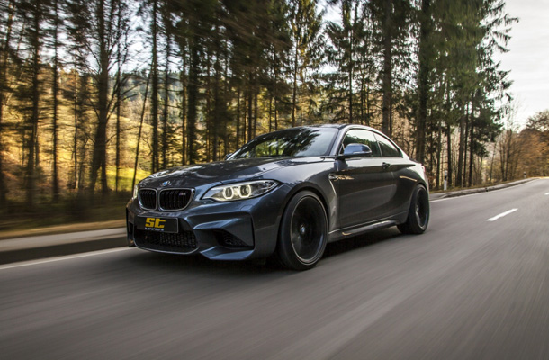 BMW M2 con ST XTA plus 3 Suspension roscada