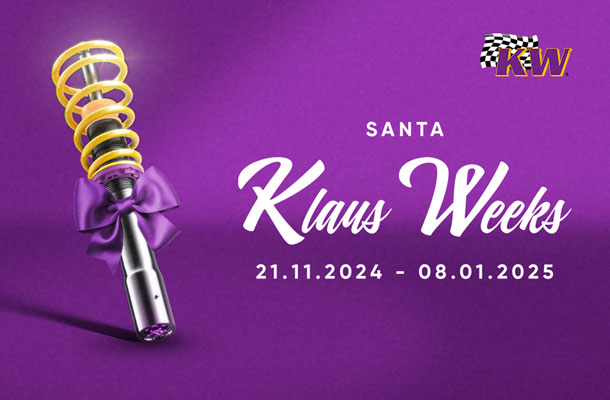 Hasta 300 € de descuento en suspensiones roscada KW - KW Santa Klaus Weeks